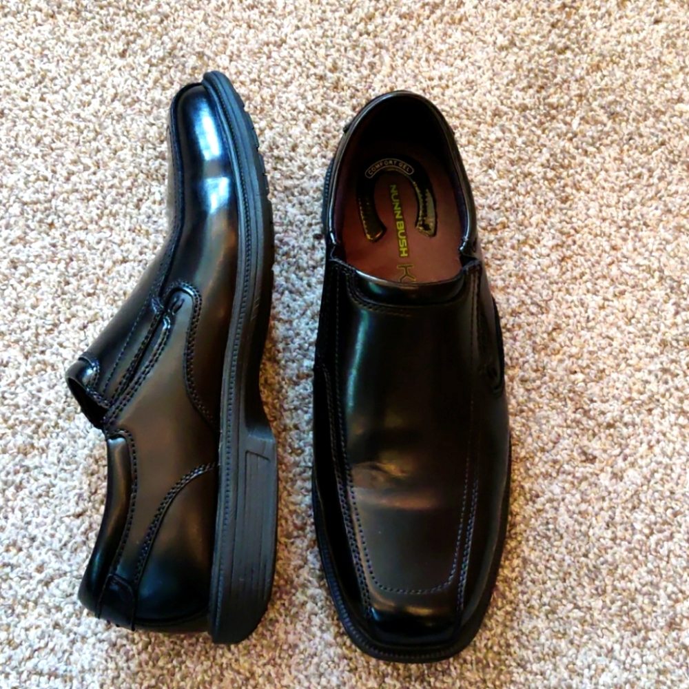 Men's Leather Dress Shoes, Slip Resistant